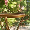 Shallow Bird Feeder/Plant Stand Tray on Three Leg Design (Aged