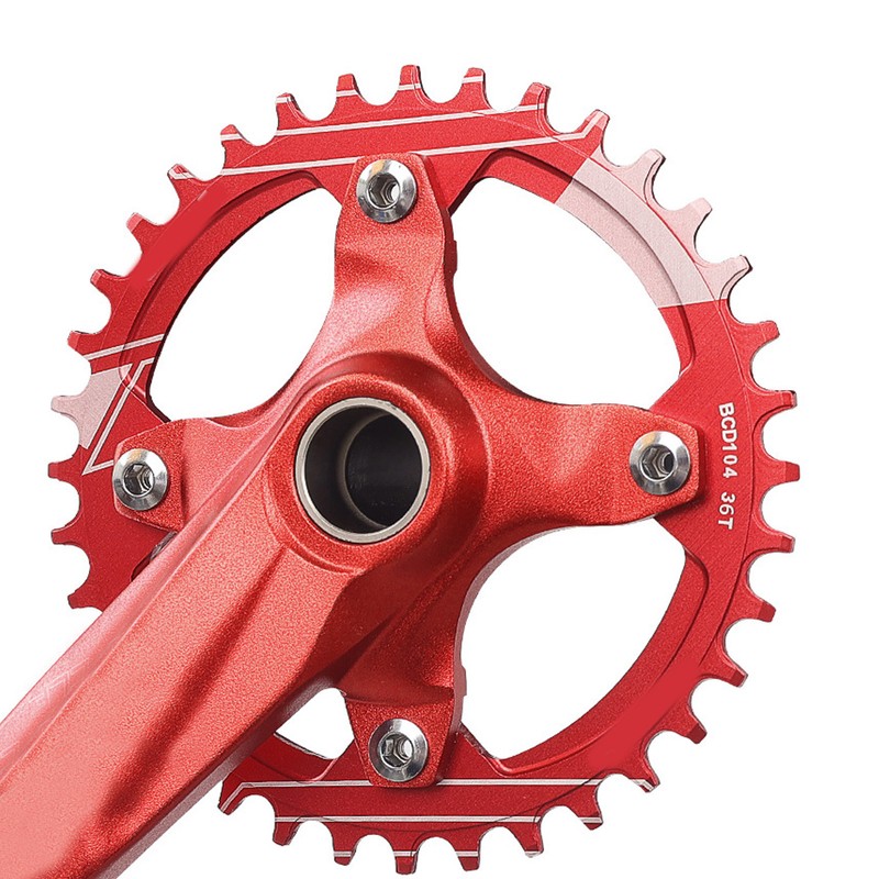 Lebycle 36T Mountain Bike Chain Wheel Wearproof 104BCD Positive and