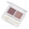 CHIFURE Twin Color Eye Shadow, 75, Brown Type, 2 Color