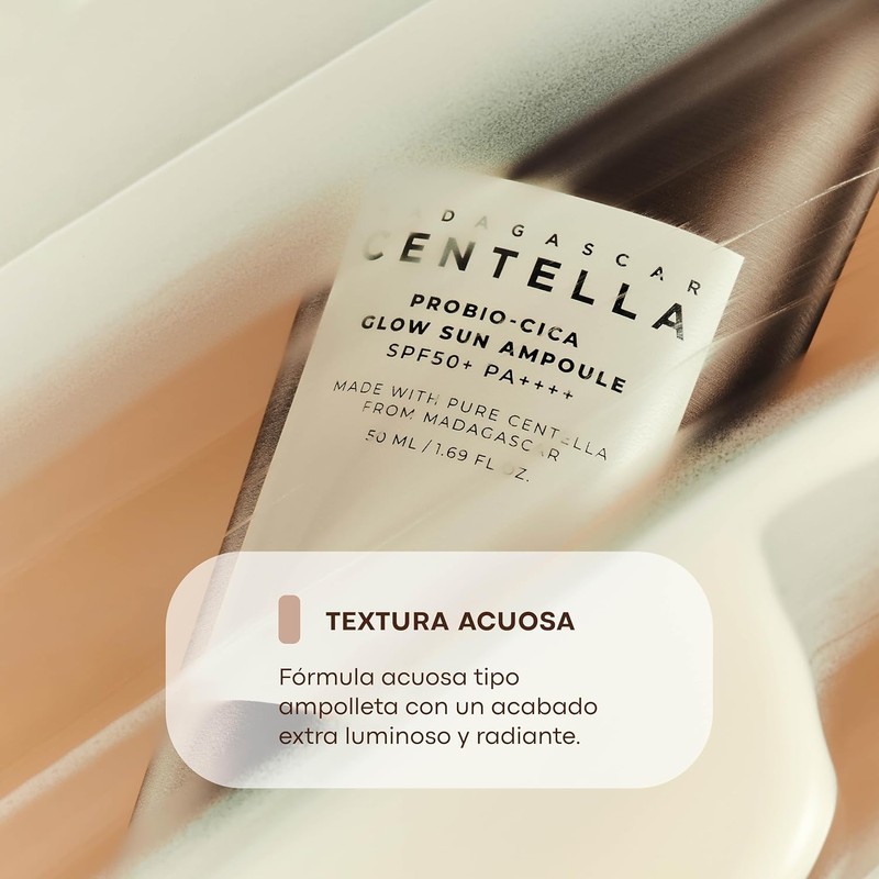 SKIN1004 Ampolla Glow Sun con Centella y Probio‑Cica 50 ml