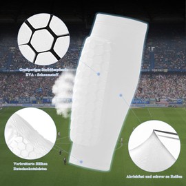 Children's Football Shin Pads - Breathable & Non-Slip Shin Pads Football Men | Designed for Adolescent Football Players (72 g/18 Pairs)