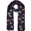 World of Shawls Ladies Women's Owl on Branch Print Scarf