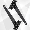 ASelected 6 Pcs T Hinges,6 Inch T-Strap Door Hinges,Heavy Duty