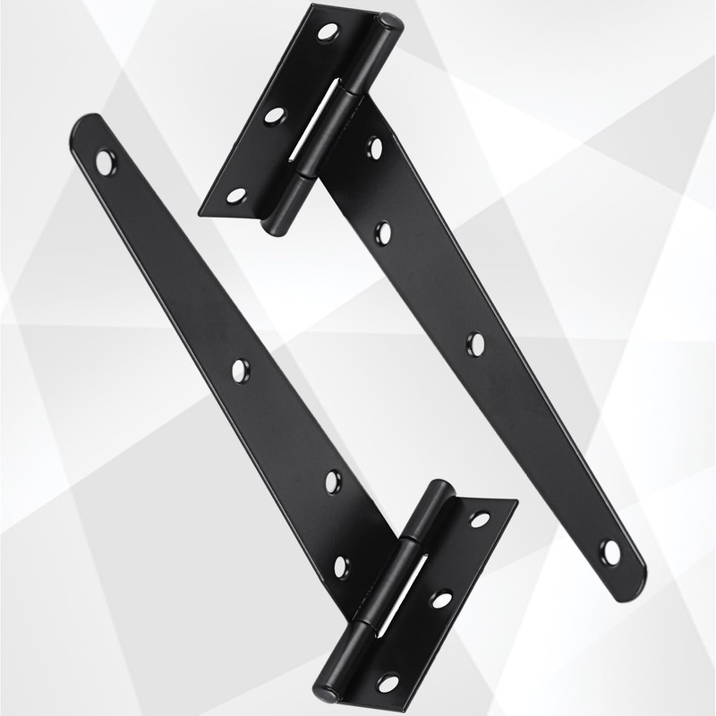 ASelected 6 Pcs T Hinges,6 Inch T-Strap Door Hinges,Heavy Duty