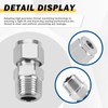 Metalwork 304 Stainless Steel Metric Compression Tube Fitting Male Connector