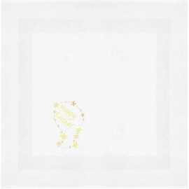 'Happy Easter Flowers' Cotton Napkin/Dinner Cloth (NK00042321)