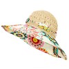 PENINSULA LOVE Summer Anti-UV Wide Brim Beach Hats Women Flower