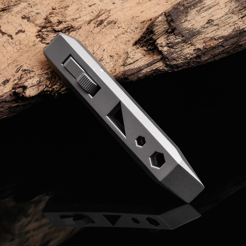 ainhue A385 Compact 3.85 inches TC4 Titanium Pry Bar Multi-Tool