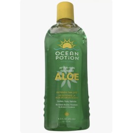 Ocean Potion Suncare After-Sun Gel with Aloe Extends Tan Life Discontinued 8.5oz