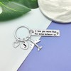 Vadaka Couple Anniversary Keychain for Boyfriend Girlfriend Letter A-Z Keychain