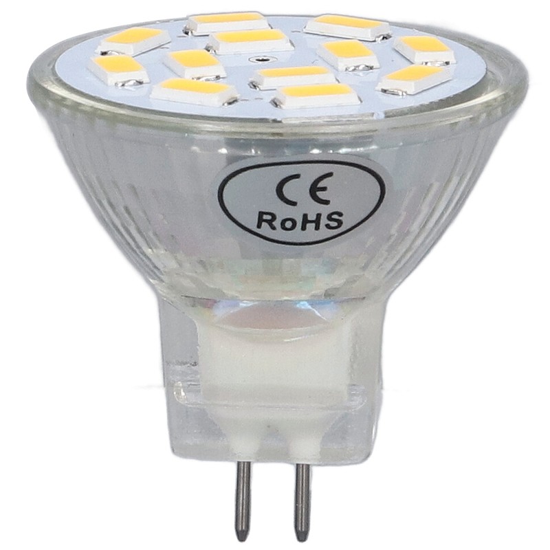4PCS MR11 12LED Light Bulb 4W 400LM Double Pin Base