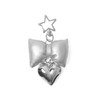 Wigo Women's Cushion, Ribbon, Heart, Keychain, Accessory, Strap, Cute, Present,