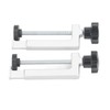2Pcs Woodworking Fence Clamp Aluminum Alloy Multifunctional Woodworking Fence Fixing