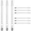 RED DRAGON Hip-Grip Aluminium Medium White Dart Stems (Shafts) -