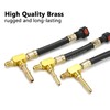 BETOOLL Fuel Pressure Test Kit 0-100PSI with 9.49,7.89,6.30 Fuel Line