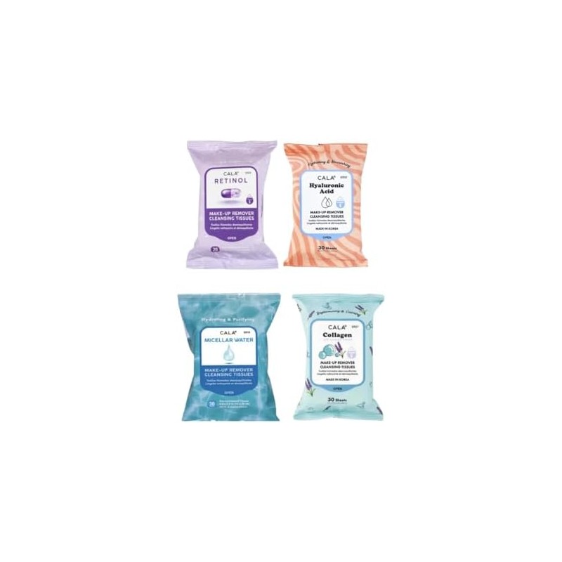 Toallitas desmaquillantes Cala mod82589 – Pack de 4, limpieza profunda