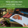Tovolo Prep & Serve BBQ Trays Pack of 2 (Large