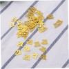 LABRIMP 1200pcs Gold Confetti Table Cloth Birthday Party Supplies Number