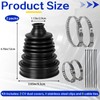 Axle CV Boot Repair Kit 2 Pack (19mm-24mm) – Silicone
