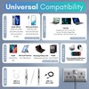 VELTZ Pro Double Plug Wall Socket - 13A 2 Gang,