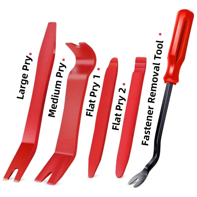Menbyci 5Pcs Car Trim Removal Tool Kit, Panel Door Window