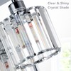 PAUFUL Semi Flush Mount Ceiling Light,3-Light Modern Close to Ceiling
