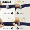 QCWQMYL Suspenders, Women's, Men's, X-Shaped, 4 Clips, 1.0 inches (25