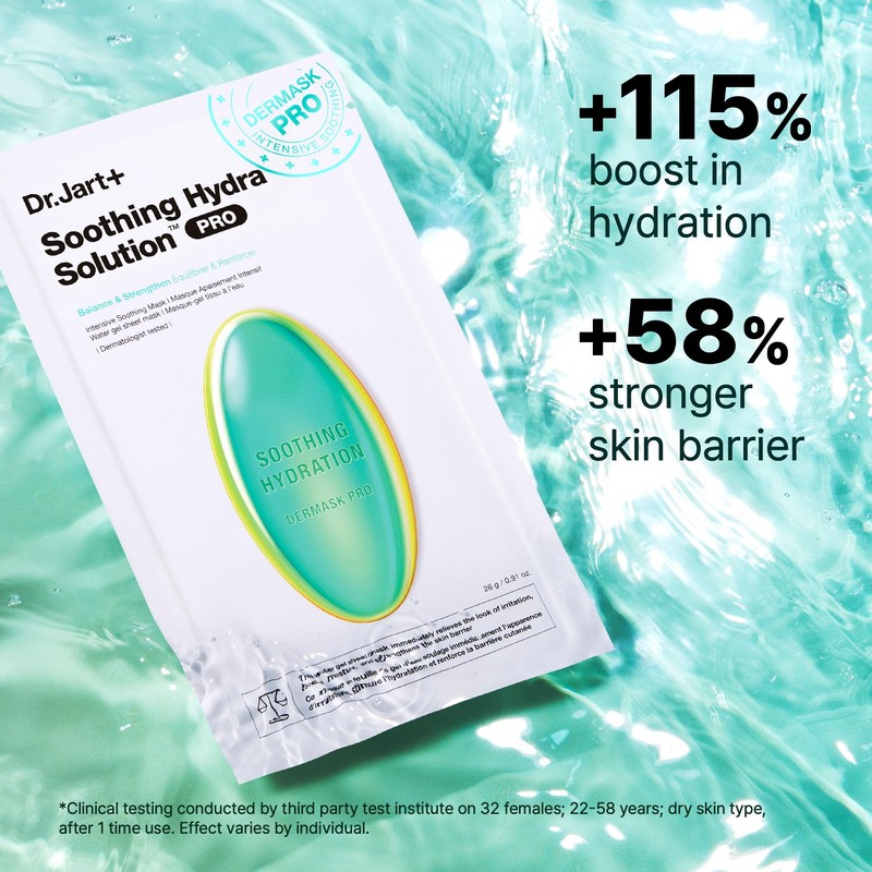 Dr.Jart+ Dermask Soothing Hydra Solution Face Mask for Visibly Irritated