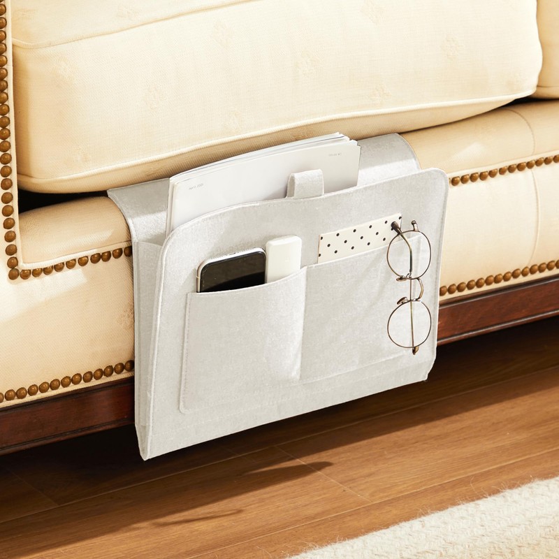 YOUDENOVA Bedside Caddy, Bedside Storage Caddy, Bedside Organizer for Dorm