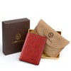 Visoul® Mini Wallet, Folding, High-quality Genuine Italian Leather, Unisex, Stylish,