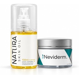 SDL LAB Kit Embarazo Natura Skin Oil 100 ml + Neviderm Cuidado Facial y Corporal, Hidratación, Suavidad y Apariencia Uniforme