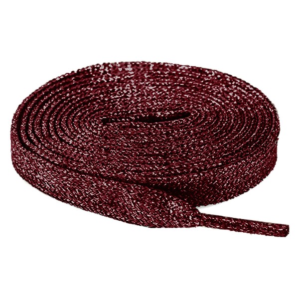 Anopo 2 Pairs Glitter Shoe Laces for Sneakers 10mm Wide