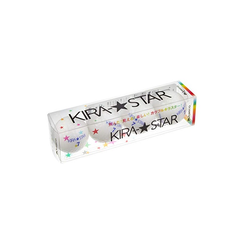 Kasco Kira Star 2 Golf Ball, White Dozen