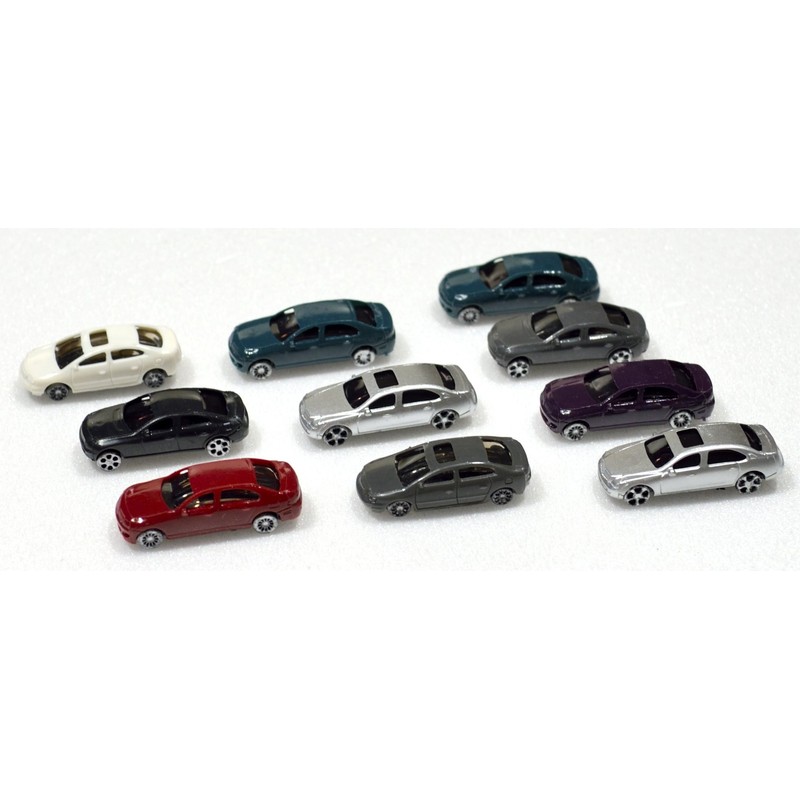 Nゲージ 人形 ミニカー ランダム セット （人形１００体、ミニカー10台） 1/150 スケール ジオラマ 鉄道模型