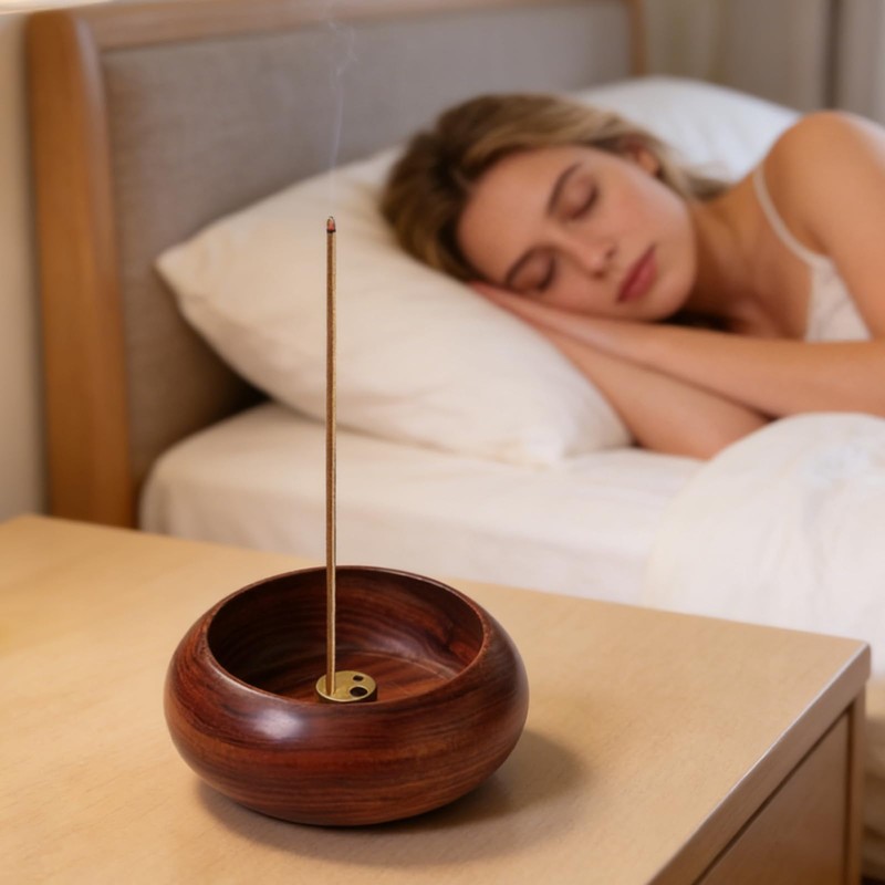 Incense Holder, 2 Mini Multi-Hole Bases for Incense Sticks, Compact