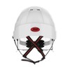 JSP EVO VISTAlens Ascend Safety Helmet - Vented, White/Smoke, ANSI