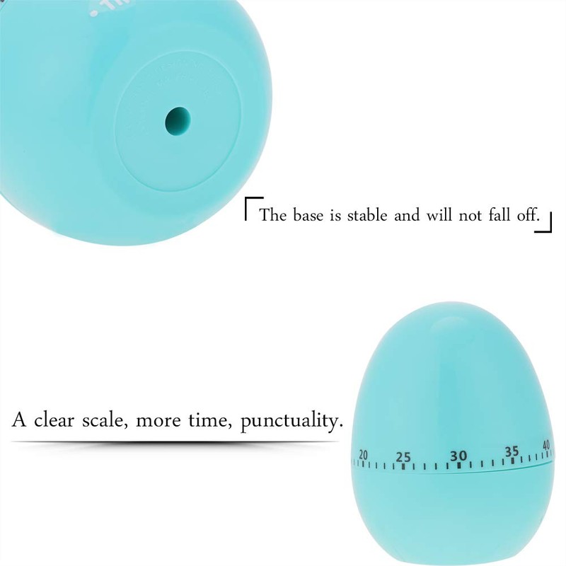 Egg Timer, Plastic Cartoon Cute Egg, Manual Timer, Kitchen Cooking