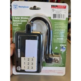 Westinghouse NIP 2 Outlet Outdoor Wireless Remote Control Channel B w/ Photocell Westinghouse