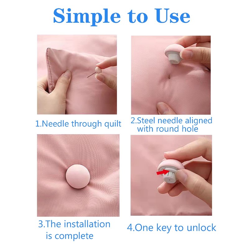 30 Pcs Duvet Clips, Comforter and Curtain Pins - Use