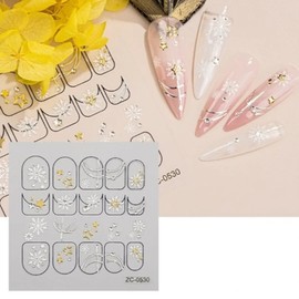 (Optional 3D Christmas Art Nail Sticker G (597))3D Christmas Art Nail Sticker G / (옵션 3D 크리스마스 아트 네일스티커 G (597))3D 크리스마스 아트 네일스티커 G