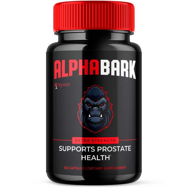 Syvor Alphabark Prostate Support Advanced Supplement Alpha Bark Pills 60