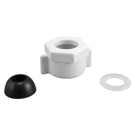 Keeney PP23549 Plumb Pak Plastic Ballcock Nut, 5/8" x 1/2"