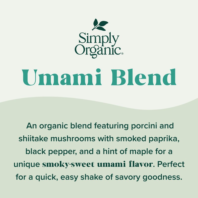 Simply Organic Roasted Garlic & Herb Umami Blend, Organic, 2.19