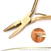 GlamorDove Hair Extension Tool Kit Microlink Pliers for Beads Feathers