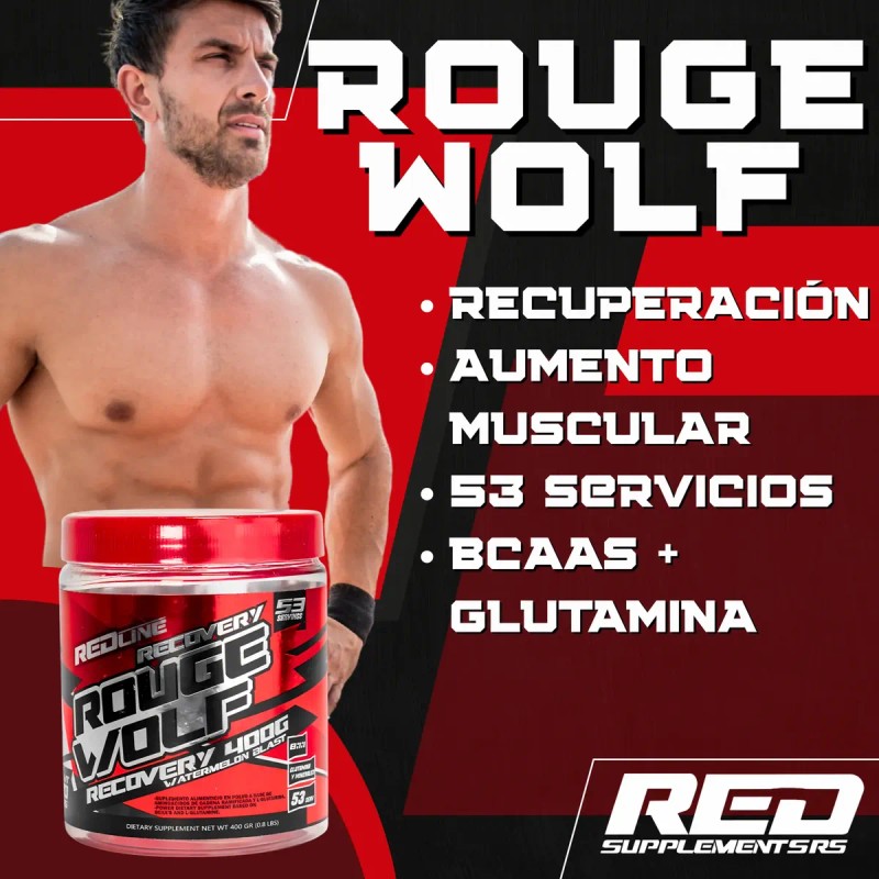 L- Glutamina Con Bcaas Y Minirales 400g 53 Servicios Red