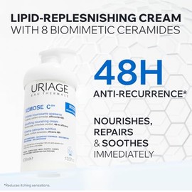 URIAGE XEMOSE Crema corporal anti-irritaciones para la piel seca con tendencia atópica con MANTECA DE KARITÉ I Alivia la sensación de picor, proporcio