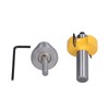 1/2in Router Bit 6 Bearing Slot Cutter for Multiple Depth