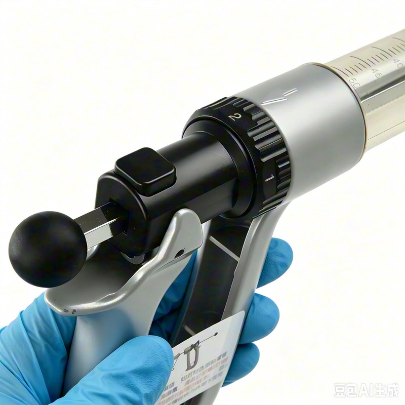 Semi Automatic Livestock Syringe 25ml 5 Gears Adjustable Continuous Repeating