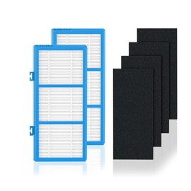 Filter Replacement for Holmes, HAPF30AT Air HEPA Type Filter Compatible with Holmes Air Purifier HAPF30AT and HAP242-NUC (2 HEPA + 4 Carbon Booster)