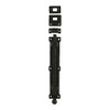 Set of 2 Iron 8 inch Surface Slide Bolt Black